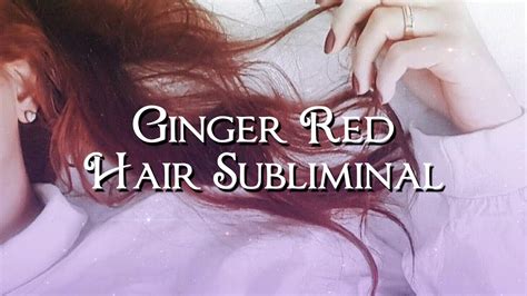 Ginger Red Hair Subliminal Nightshade Subliminals Youtube