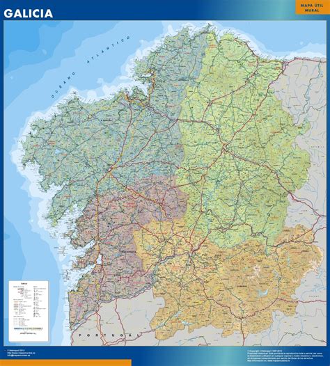 Maybe you would like to learn more about one of these? Mapas Galicia de Carreteras para pared| MapasCarreteras.com