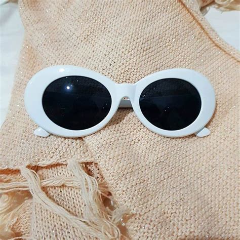 White Retro Clout Glasses Goggles Shopee Philippines