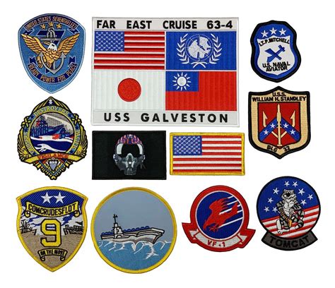 Top Gun Mavericks Far East Cruise Jacket Vest Patch Iron On Sew On 1