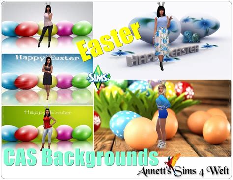 Easter Cas Backgrounds At Annetts Sims 4 Welt Sims 4 Updates