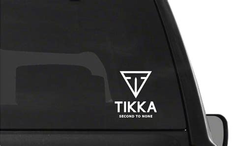 Tikka Rifles Firearms Logo Vinyl Decal Car Window Laptop Gun Case Stic