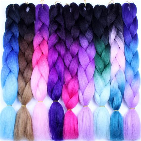 However, braids that use synthetic hair extensions do not last once the extensions have been chosen, tree braiding the extra hair in with natural hair is a fairly straightforward process. FALEMEI 24Inch 100g/Pack Synthetic Jumbo Crochet Braid ...