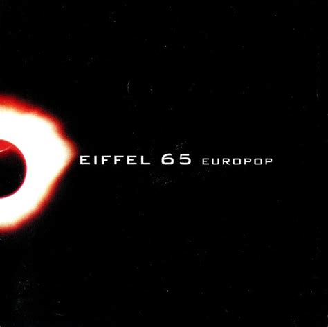 Eiffel 65 Europop 1999 Cd Discogs