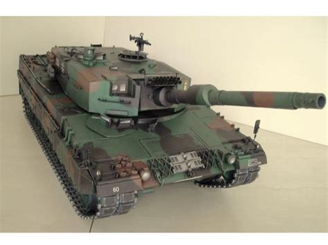Tank Leopard 2a4 German Tank Papercraft Paper Color Model Etsy Finland