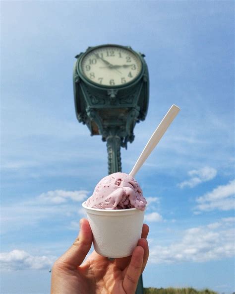 Ice Cream On A Hot Day At The Boardwalk Of Rockaway Beach Rockaway Beach Yummy Food Delicious