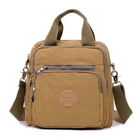 Convertible Waterproof Backpack Crossbody Top Handle Nylon Bag Mt0054