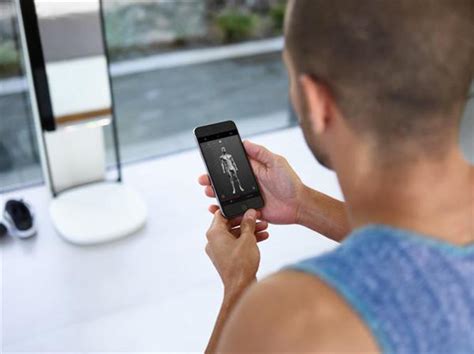 Naked 3D Fitness Tracker Specchio Attivo Di Monitorizzazione Del Corpo