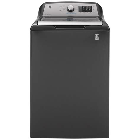 ge 4 8 cu ft high efficiency top load washer diamond gray energy star in the top load washers