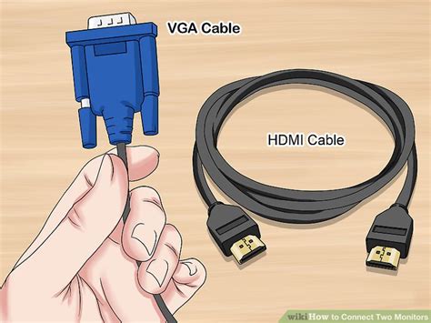 Two cables into one monitor most monitors have multiple input ports in the back. How to Connect Two Monitors | 2shorte - Your source for ...