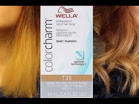 Wella color charm permanent liquid hair toner with liquidfuse technology saturates, penetrates and fuses with the hair to deliver vibrant color that is exceptionally fade resistant. WELLA Toner on Bleached Hair (with photos) - YouTube