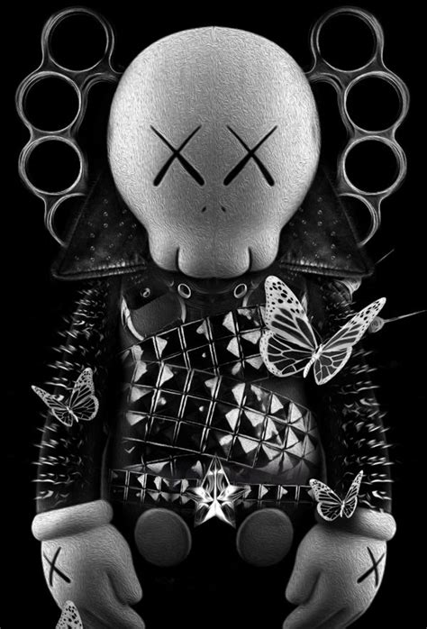 Fantasmagorik Dark Kaws By Obery Nicolas Via Behance Kaws Wallpaper