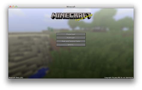 Whats The Main Menu Background Screen In Minecraft 18 Based Off Arqade
