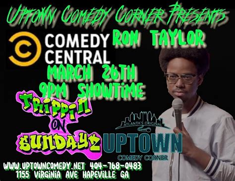 Trippin On Sundayz With Comedian Ron Taylor Hosted By Erica Duchess