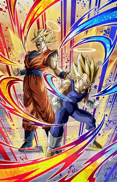 Lr Angel Goku And Vegeta Dragon Ball Z Dokkan Battle Anime Dragon