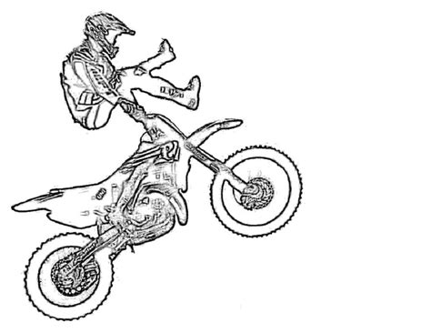 Le livre numérique (en anglais : Motocross Drawing at GetDrawings | Free download