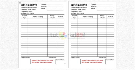 Cara Mudah Membuat Kwitansi Di Word Sendiri Video Tutorial The Best Porn Website