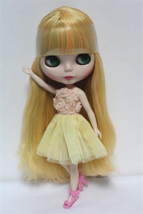 Free Shipping Big Discount Rbl Diy Nude Blyth Doll Birthday Gift For Girl Colour Big Eyes
