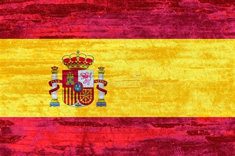 Große auswahl & verschiedene designs keine zuteilung erforderlich kein copyright. Spanien Flagga På Sprucken Texturbakgrund Stock ...