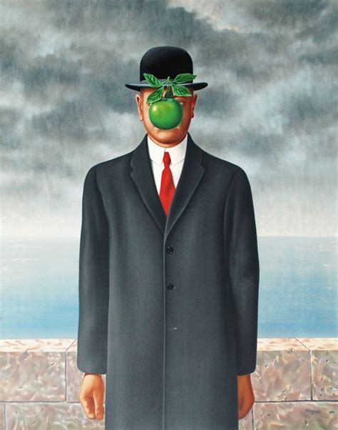 The Son Of Man Painting By René Magritte 1964 Rene Magritte