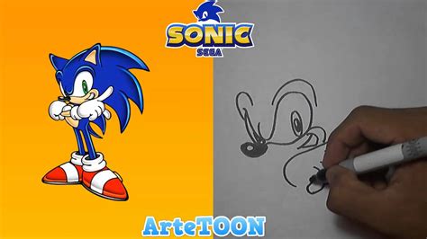 Como Dibujar A Sonic Paso A Paso Sonic How To Draw Sonic Sonic