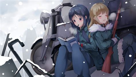 Anime Girls Last Tour Hd Wallpaper By Sushi