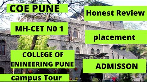 Coep Pune College Of Engineering Pune Honest Review Campus Tour