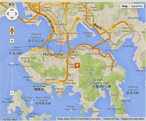 Detail Hong Kong Sevens Location Map