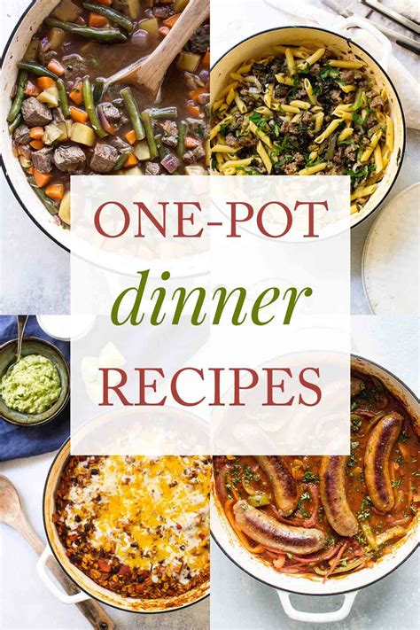 One Pot Dinner Recipes Girl Gone Gourmet
