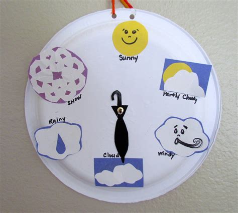 Learn To Grow Weather Wheel Paper Plate Craft