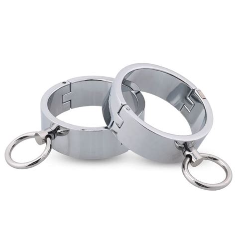 metal handcuffs wrist restraints sex toys for woman men slave bdsm bondage adult games hand
