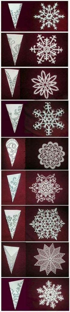 Snowflakes Paper Snowflakes Diy Paper Snowflake Template Snow