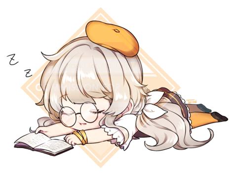 Close Sleeping Chibi Commission By Teirads On Deviantart