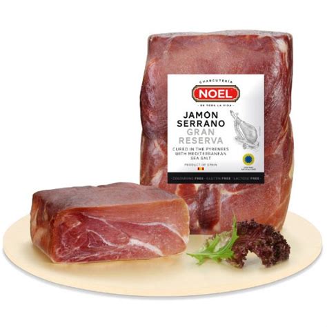 15 month gran reserva serrano ham rectangular noel alimentaria