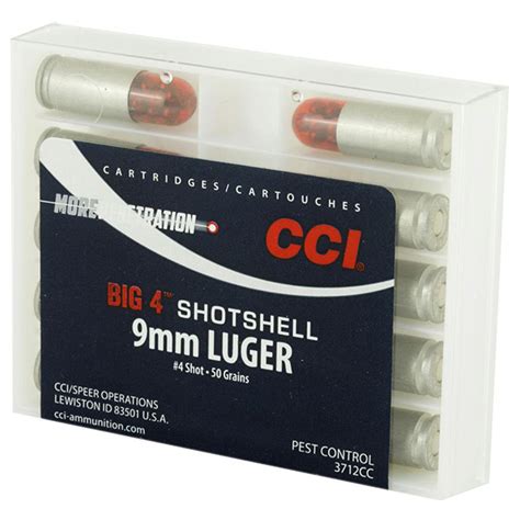 Cci 9mm Luger Big 4 Shotshell Cci