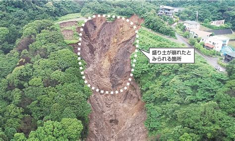 崩壊5万立方メートル 盛り土、被害拡大の可能性 熱海・土石流｜あなたの静岡新聞