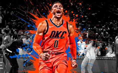 Russell Westbrook Powerful Thunder Wallpaper On Behance