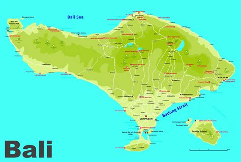 Bali Waterfalls Map Hot Sex Picture