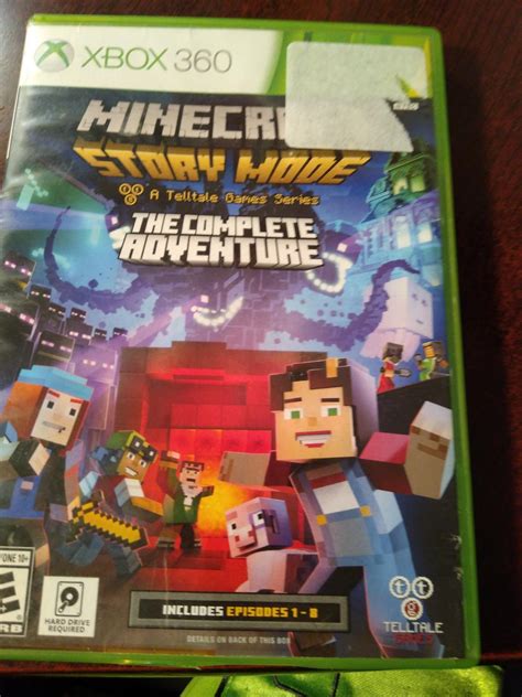 Minecraft Story Mode Complete Adventure Item And Box Only Xbox 360