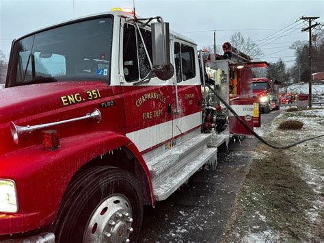 Crews Battle House Fire Freezing Temperatures In Logan County West