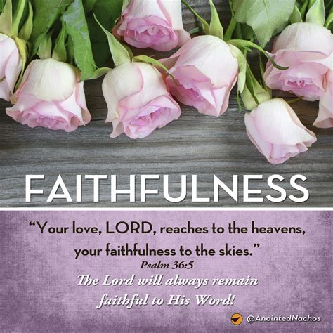 The Lord Will Always Remain Faithful To His Word Bible Words Psalms