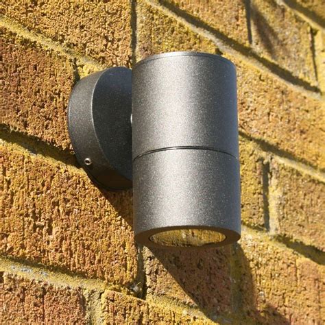 Indirect lighting with hidden led chip, low ugr. Elipta Compact Outdoor Wall Downlight - Black - 240v GU10 ...