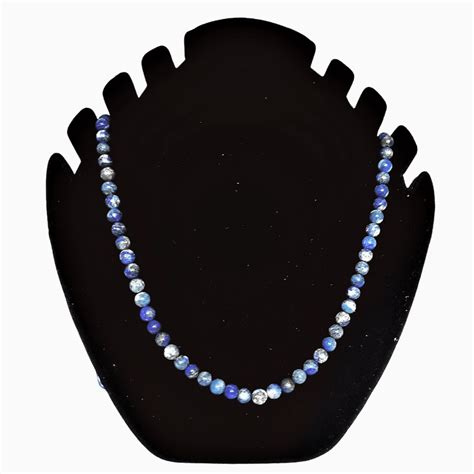 Lapis Lazuli Mm Round Bead Mala Lazuli Blue Lapis Lazuli Use