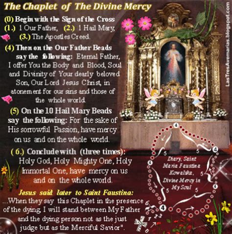 At the hour of their death, i defend as my own glory every soul that will say this chaplet; The Chaplet of The Divine Mercy Picture #112963054 ...