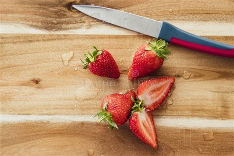 Freshly Sliced Strawberries Stock Photo Image Of Eating Group 150405158