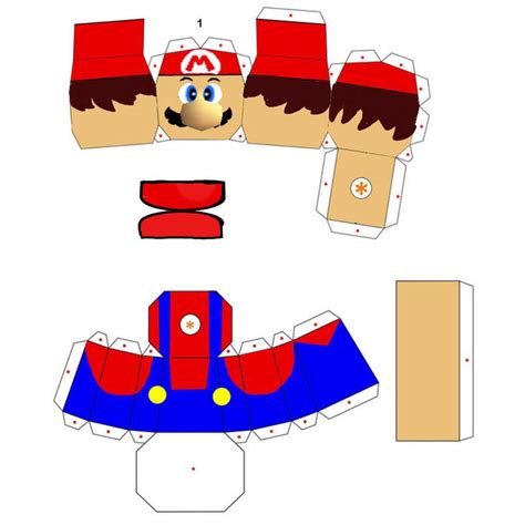 Mario 64 Papercraft By Papercraftfan091 On Deviantart