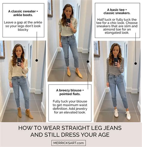Trendy Tuesday How To Wear Straight Leg Jeans Merricks Art