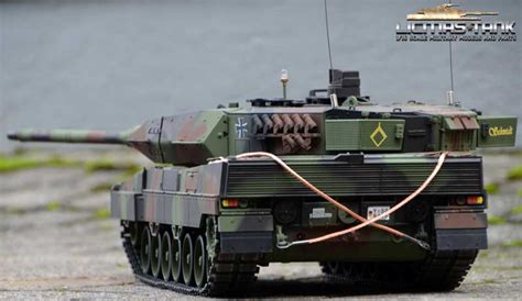 116 Rc Panzer Leopard 2a6 Bb Kanonenrauch Taigen Metall Edition