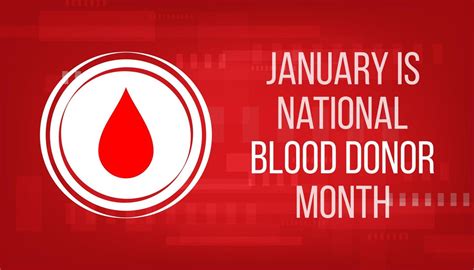 National Blood Donor Month Concept Banner With Glowing Low Poly White