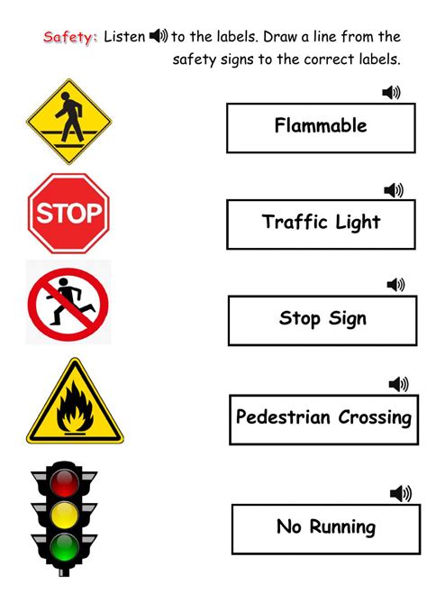 Free Printable Traffic Signs Worksheets Lyana Worksheets